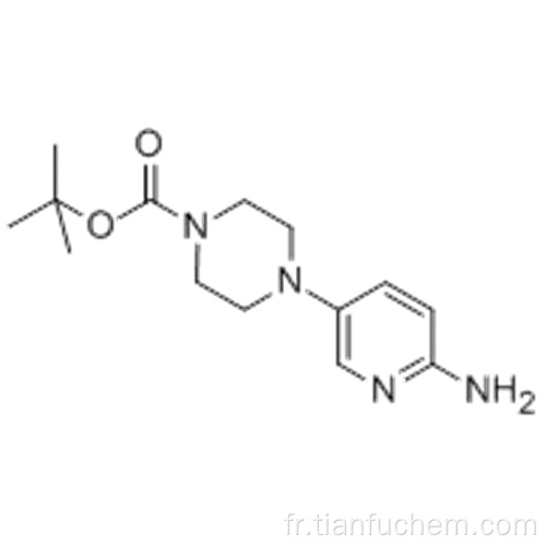 Acide 4- (6-amino-3-pyridinyl) -, 1,1-diméthyléthylique d&#39;acide 1-pipérazinecarboxylique CAS 571188-59-5
